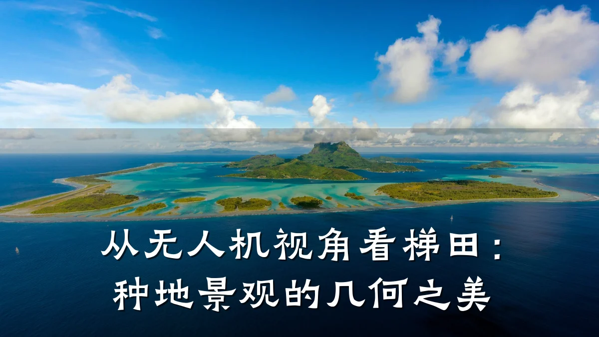 从无人机视角看梯田:种地景观的几何之美