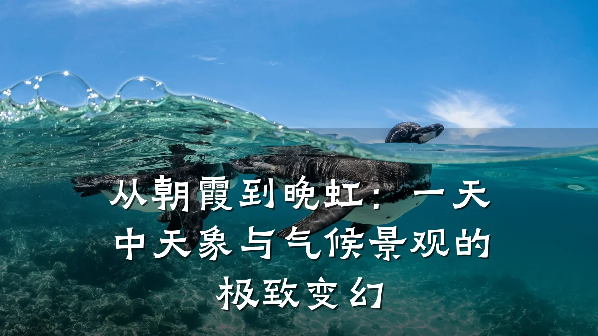 从朝霞到晚虹:一天中天象与气候景观的极致变幻