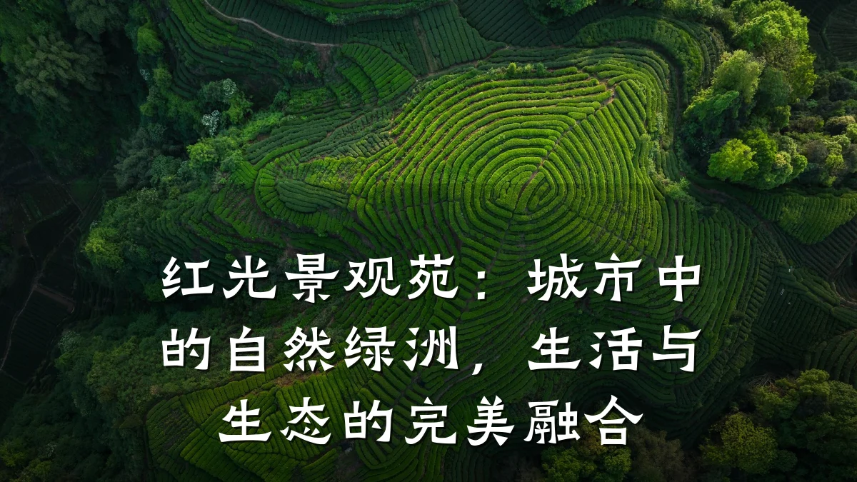 红光景观苑:城市中的自然绿洲,生活与生态的完美融合