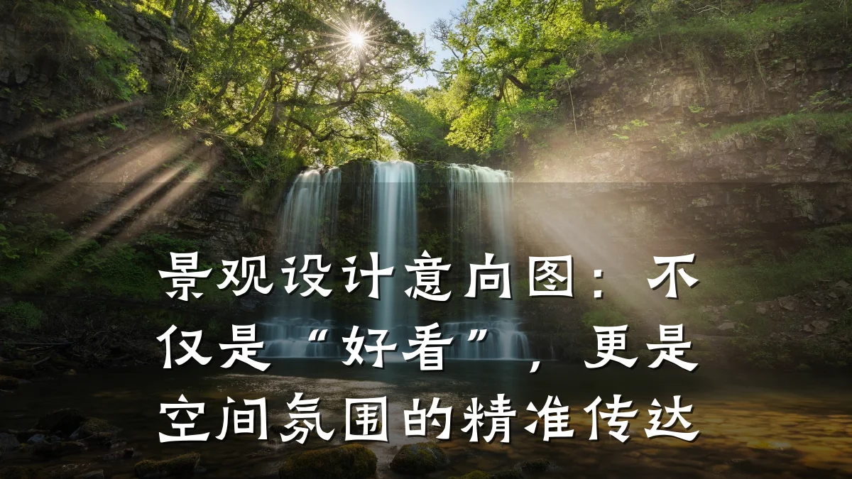 景观设计意向图:不仅是“好看”,更是空间氛围的精准传达