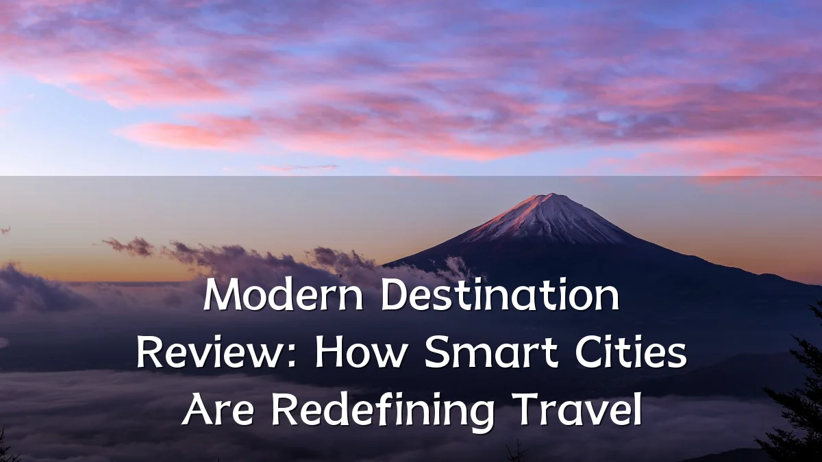 Modern Destination Review: How Smart Cities Are Redefining Travel
