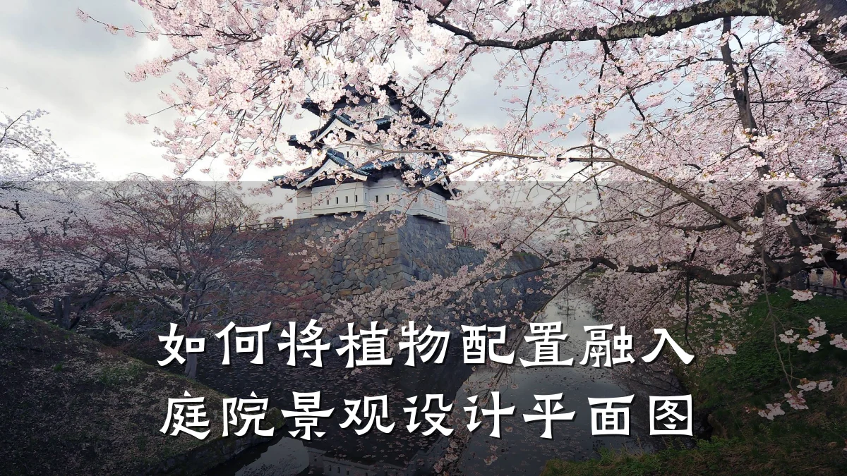 如何将植物配置融入庭院景观设计平面图