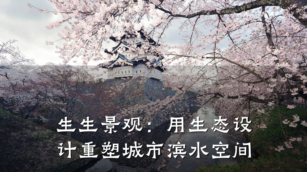 生生景观:用生态设计重塑城市滨水空间