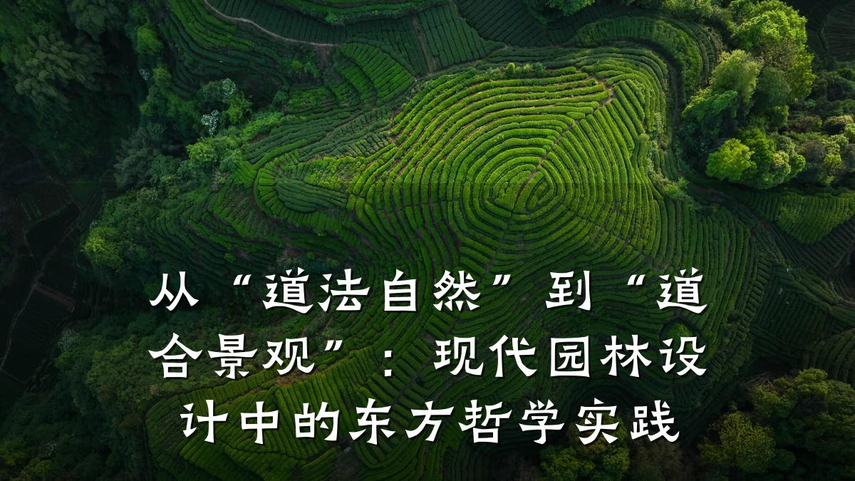 从“道法自然”到“道合景观”:现代园林设计中的东方哲学实践