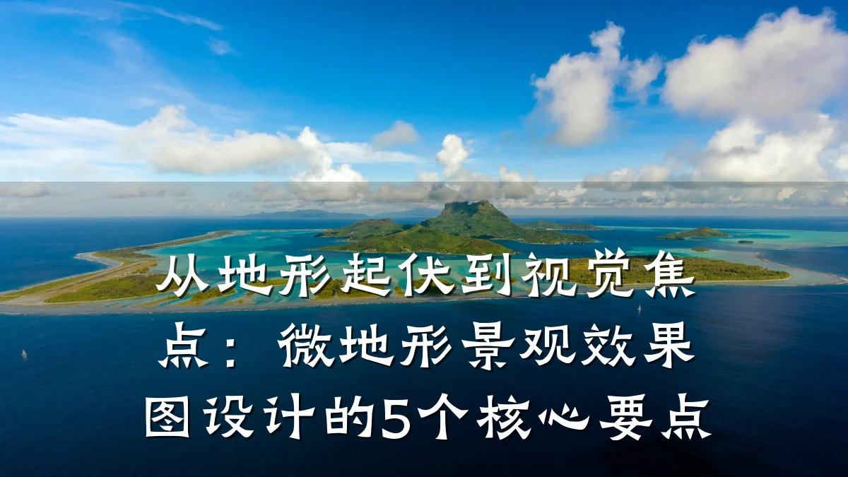 从地形起伏到视觉焦点:微地形景观效果图设计的5个核心要点