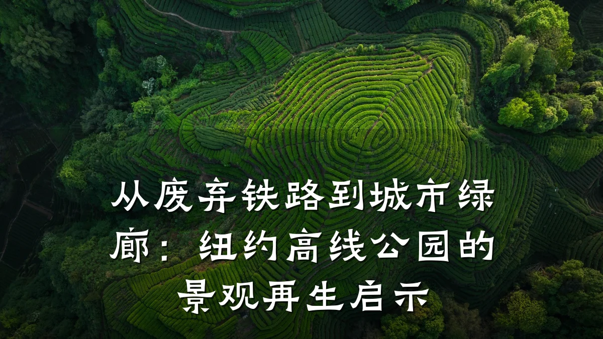 从废弃铁路到城市绿廊：纽约高线公园的景观再生启示