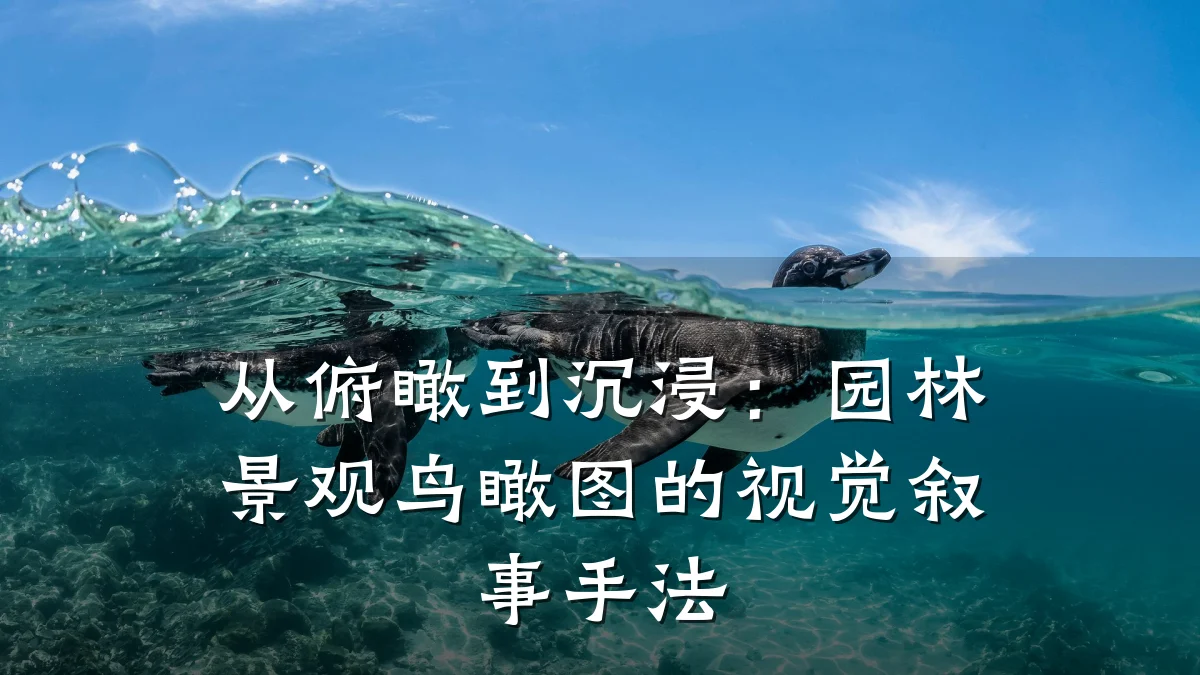 从俯瞰到沉浸:园林景观鸟瞰图的视觉叙事手法