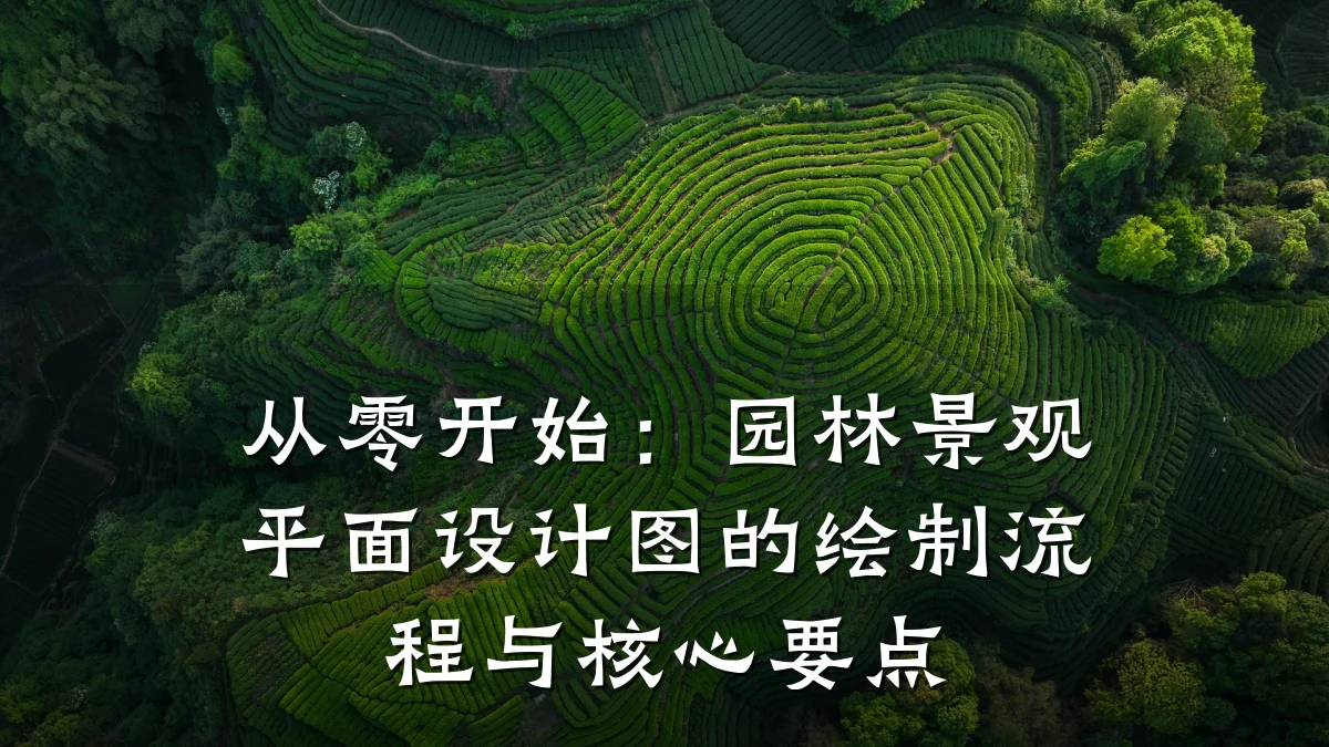 从零开始:园林景观平面设计图的绘制流程与核心要点