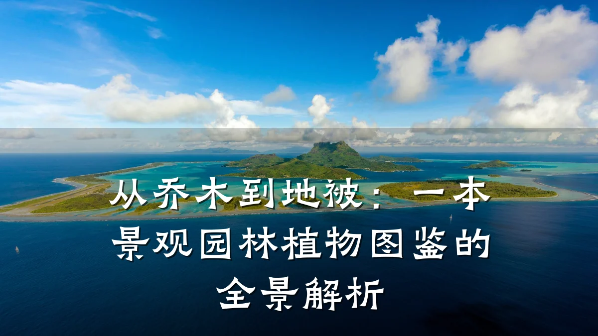 从乔木到地被:一本景观园林植物图鉴的全景解析
