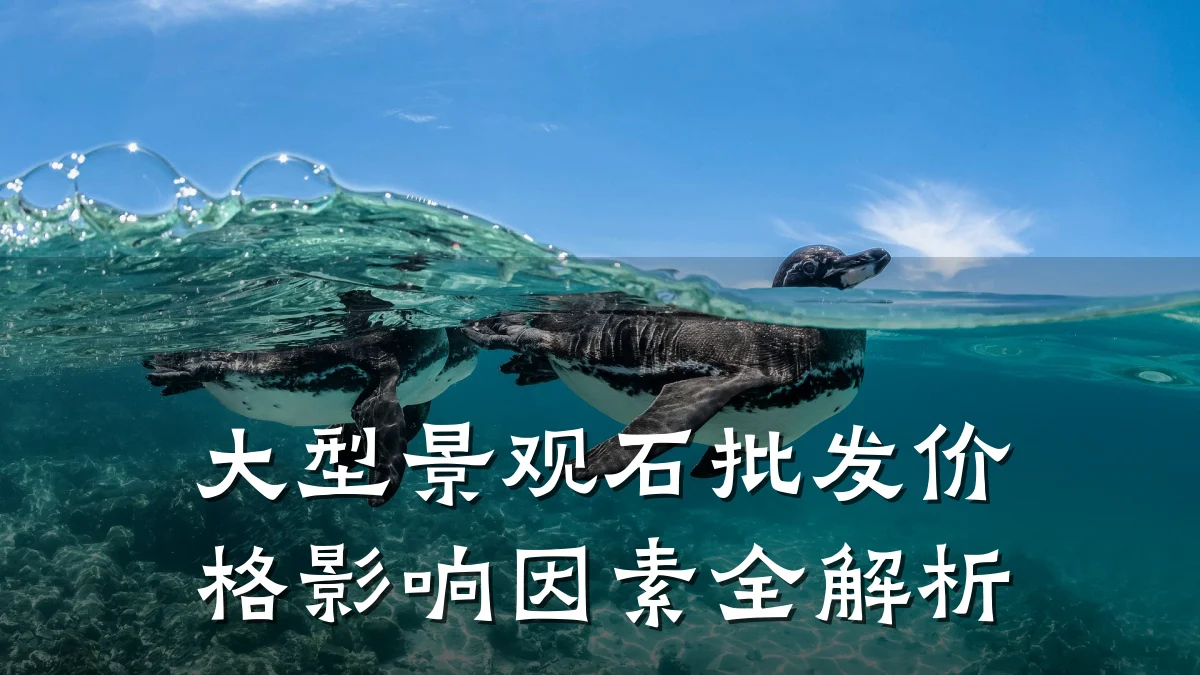 大型景观石批发价格影响因素全解析