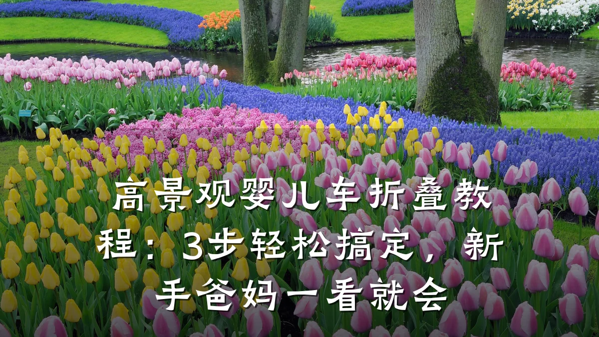高景观婴儿车折叠教程:3步轻松搞定,新手爸妈一看就会