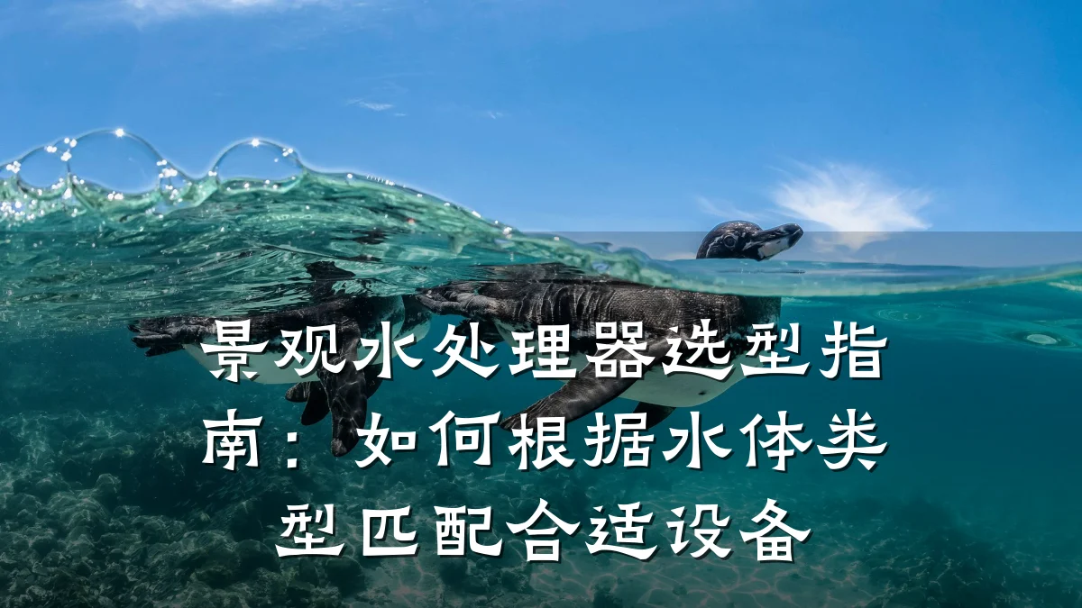 景观水处理器选型指南:如何根据水体类型匹配合适设备