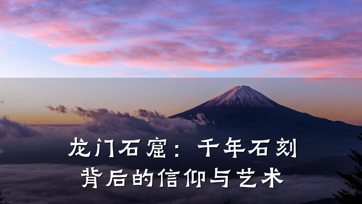 龙门石窟:千年石刻背后的信仰与艺术