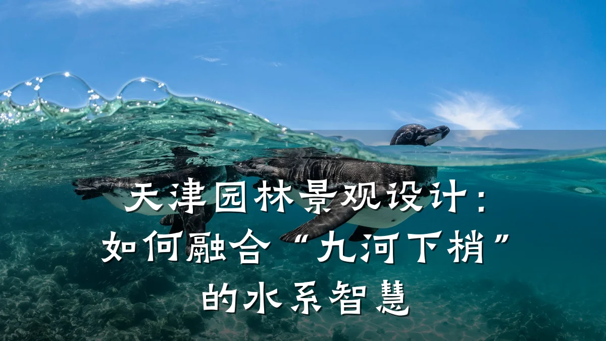 天津园林景观设计:如何融合“九河下梢”的水系智慧
